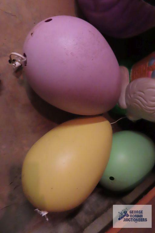Easter Bunny and eggs blow molds