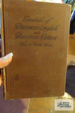 Business bookkeeping copyright 1892, the new rational typewriting book copyright 1926, typewriting