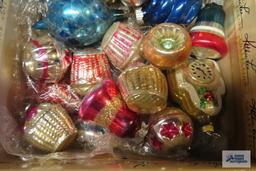 Small Vintage and other Christmas ornaments