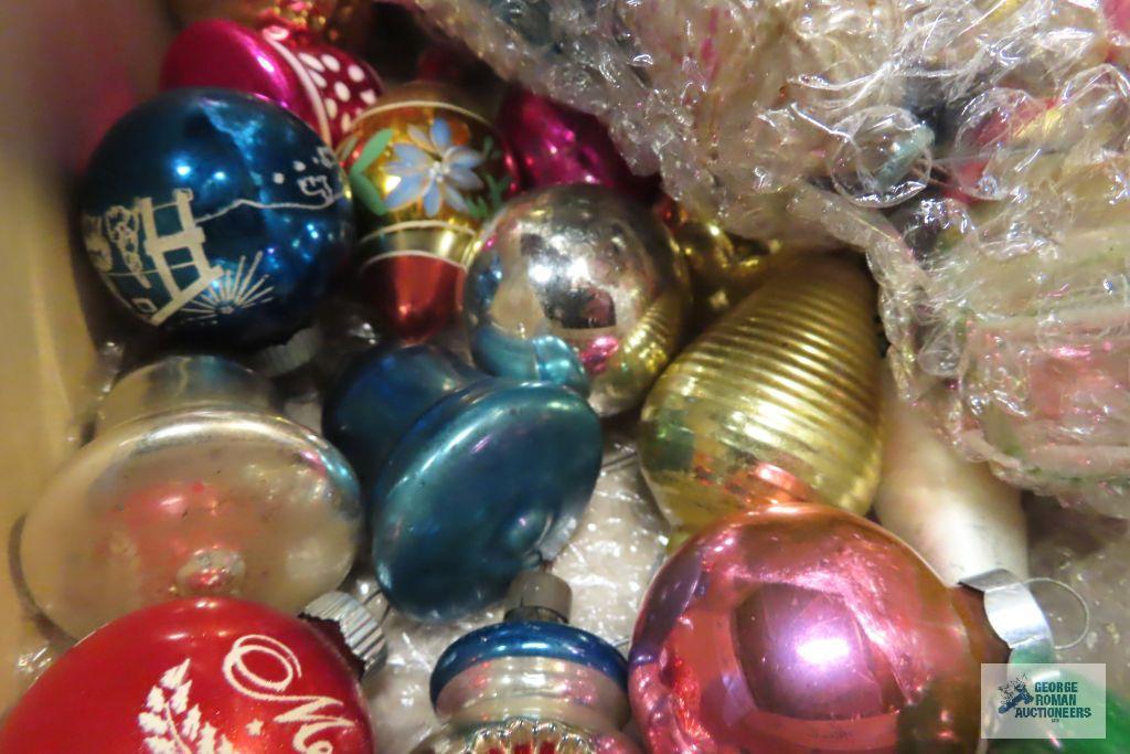 Small Vintage and other Christmas ornaments