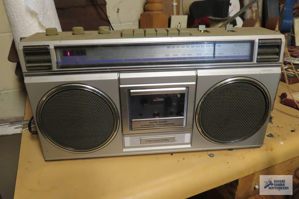 Panasonic AM/FM stereo radio cassette recorder