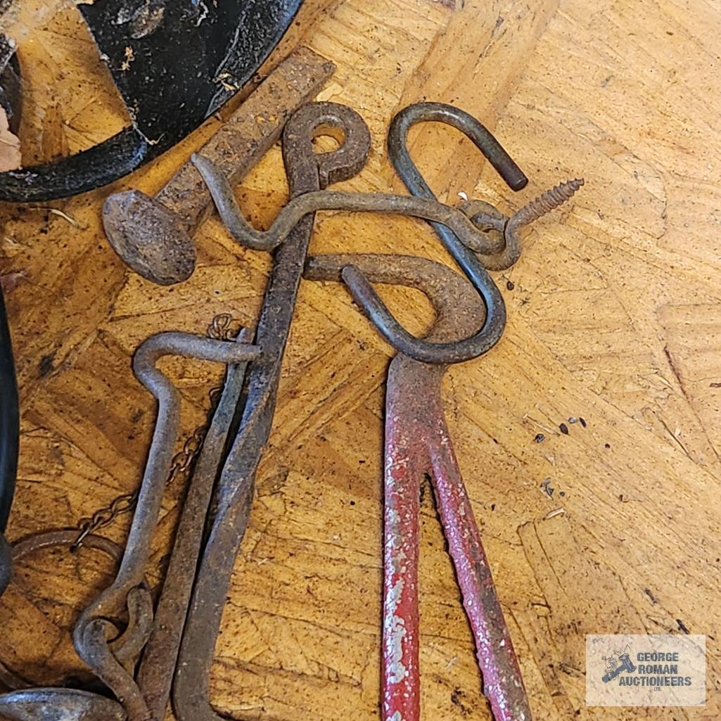 Lot of hand tools, cutters, pliers and etc