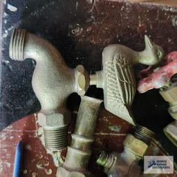 Duck spigot, brass valves and etc