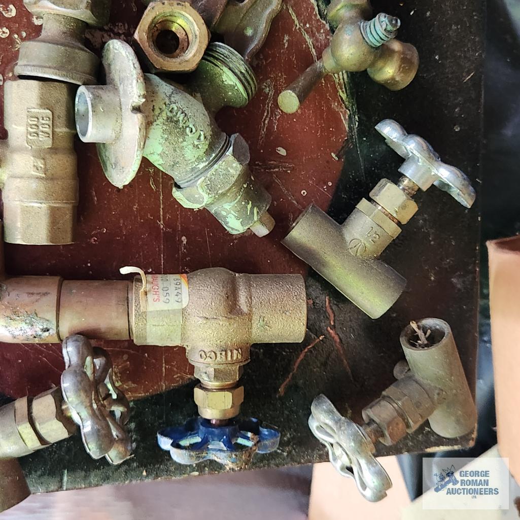 Duck spigot, brass valves and etc