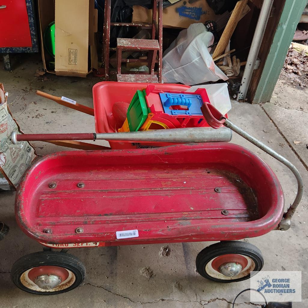 Antique metal wagon