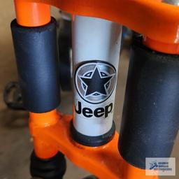 Jeep toddler bicycle with training wheels