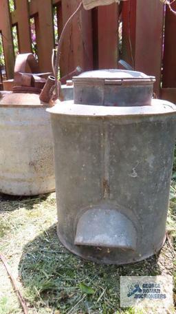 Vintage metal watering cans