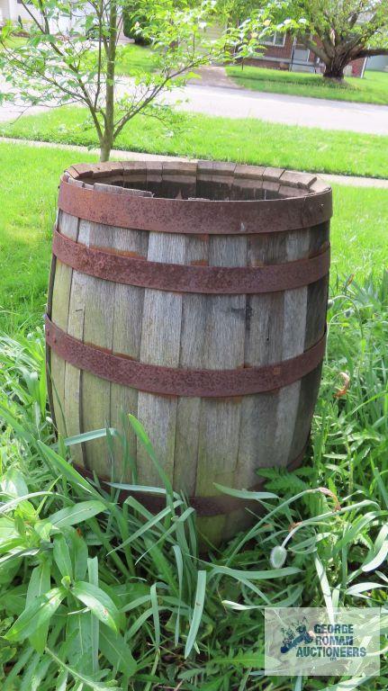 Antique whiskey barrel