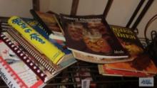 Variety of cookbooks