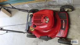 Toro 6.5 hp recycler lawnmower with 22 inch rear drive, self propel system