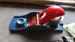 Rivet tool, Stanley planer, metal clamp and door lock kit