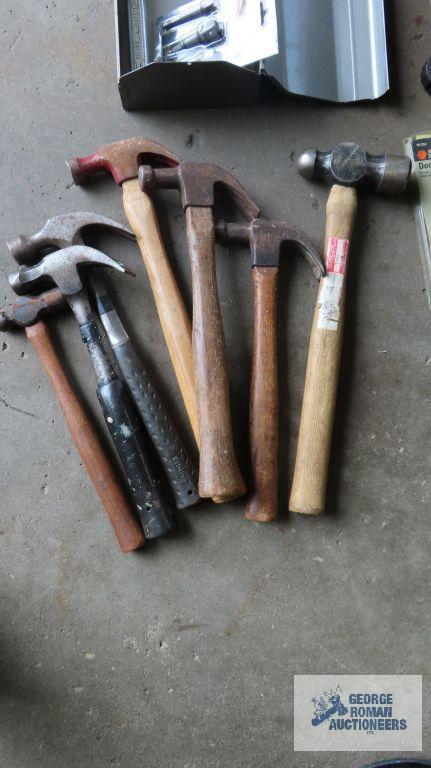 Assorted hammers