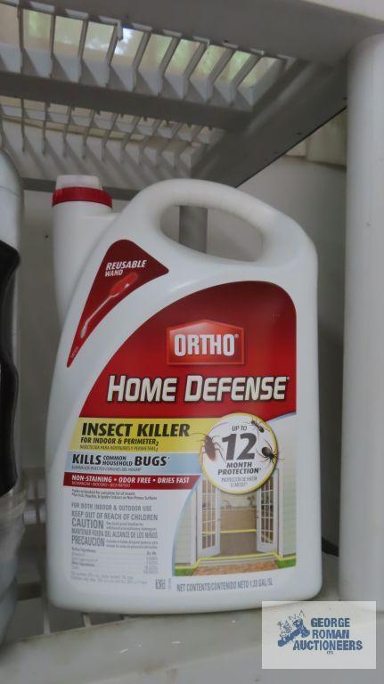 Home defense grass and weed killer. Odor glide, marking chalk and tracing dye