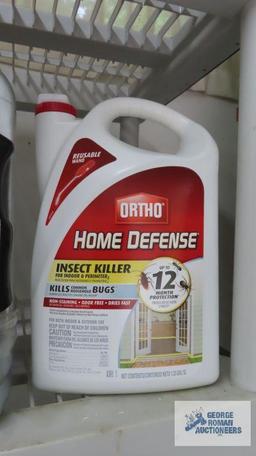 Home defense grass and weed killer. Odor glide, marking chalk and tracing dye