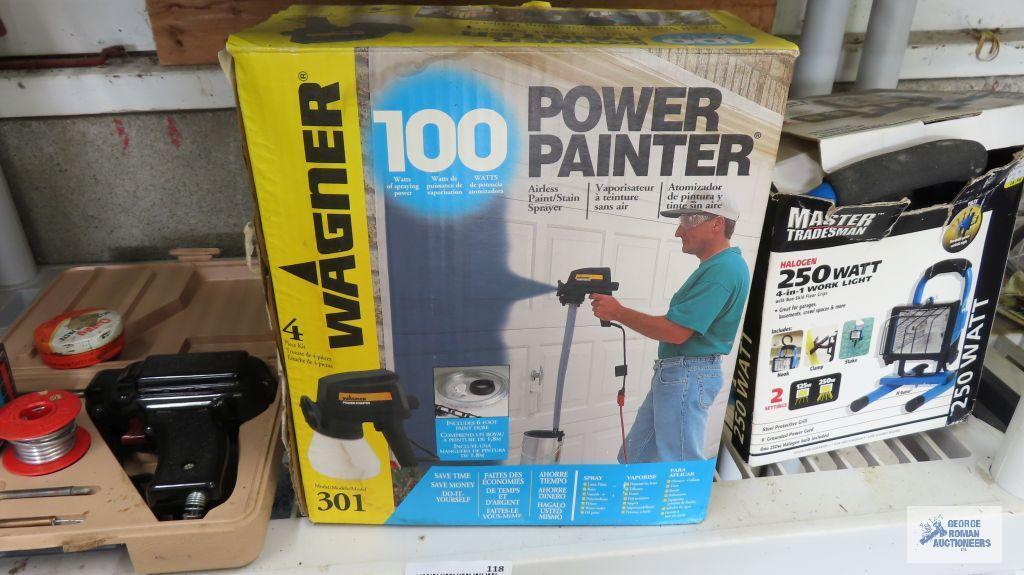 Wagner power painter and work light