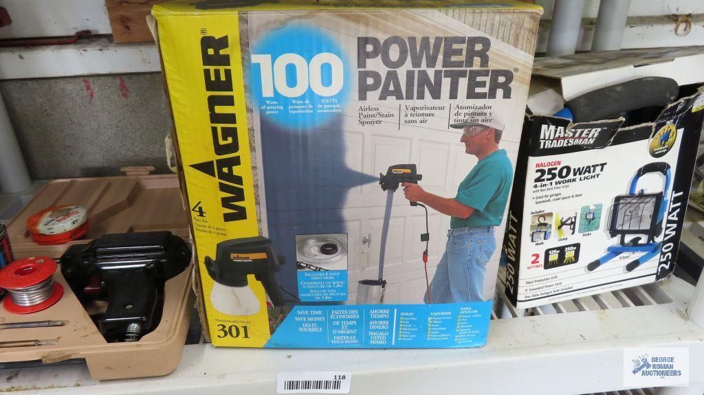 Wagner power painter and work light
