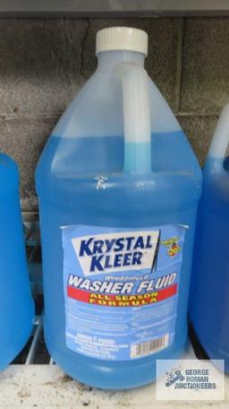Windshield washer fluid and funnel