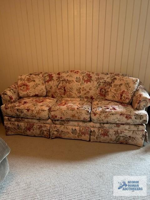 Cochran Furniture of North Carolina floral sofa