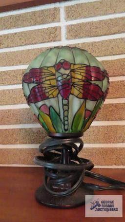 Tiffany style dragonfly...motif...decorative lamp