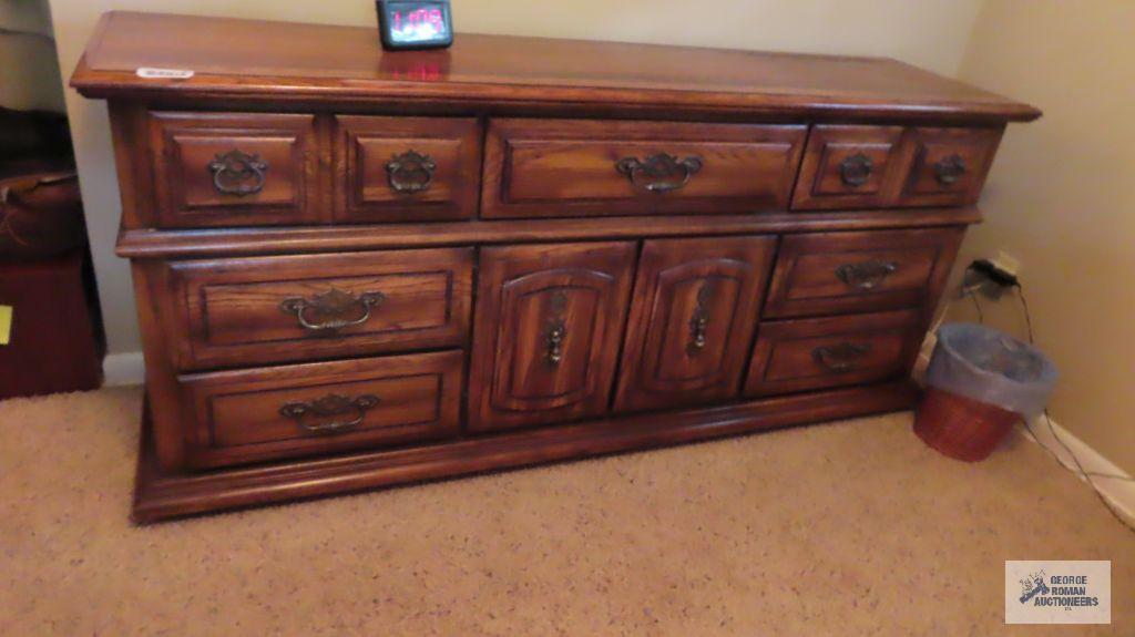 Wood dresser by Broyhill