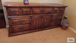 Wood dresser by Broyhill