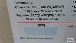 6 foot indoor outdoor deluxe folding table