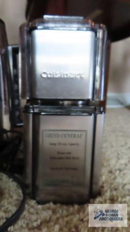 GE immersible...coffee...pot...and Cuisinart coffee grinder