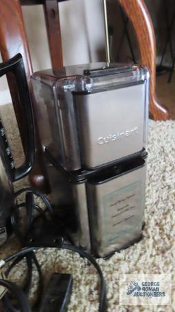 GE immersible...coffee...pot...and Cuisinart coffee grinder