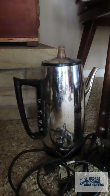 GE immersible...coffee...pot...and Cuisinart coffee grinder