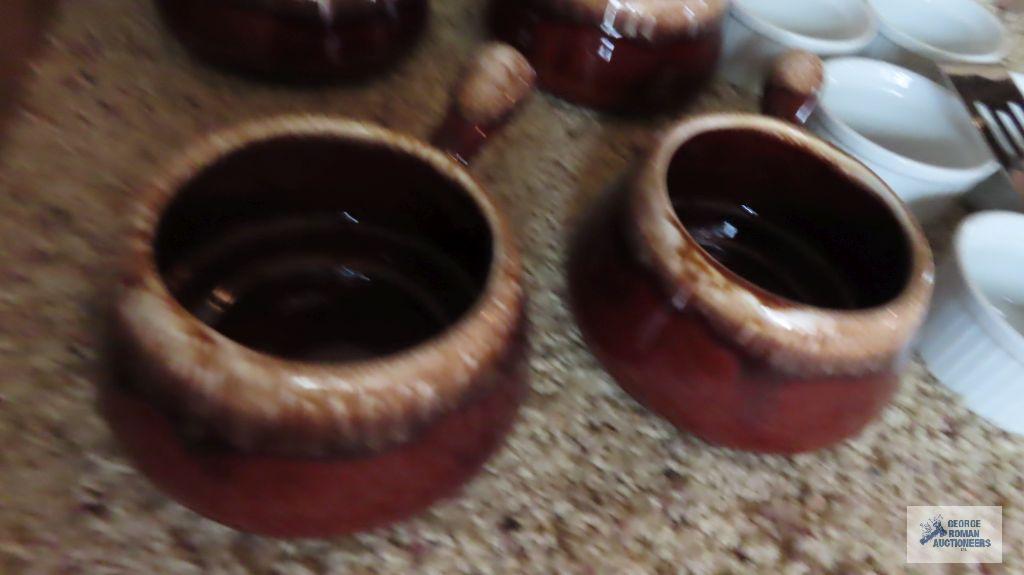 Souffle cups and McCoy soup bowls