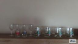 Christmas glasses and others