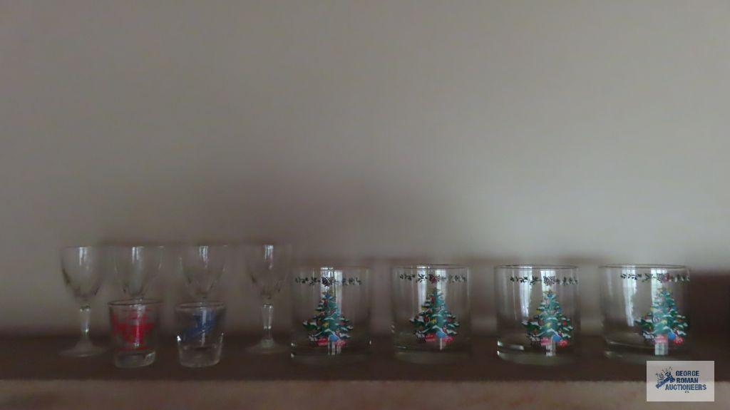 Christmas glasses and others