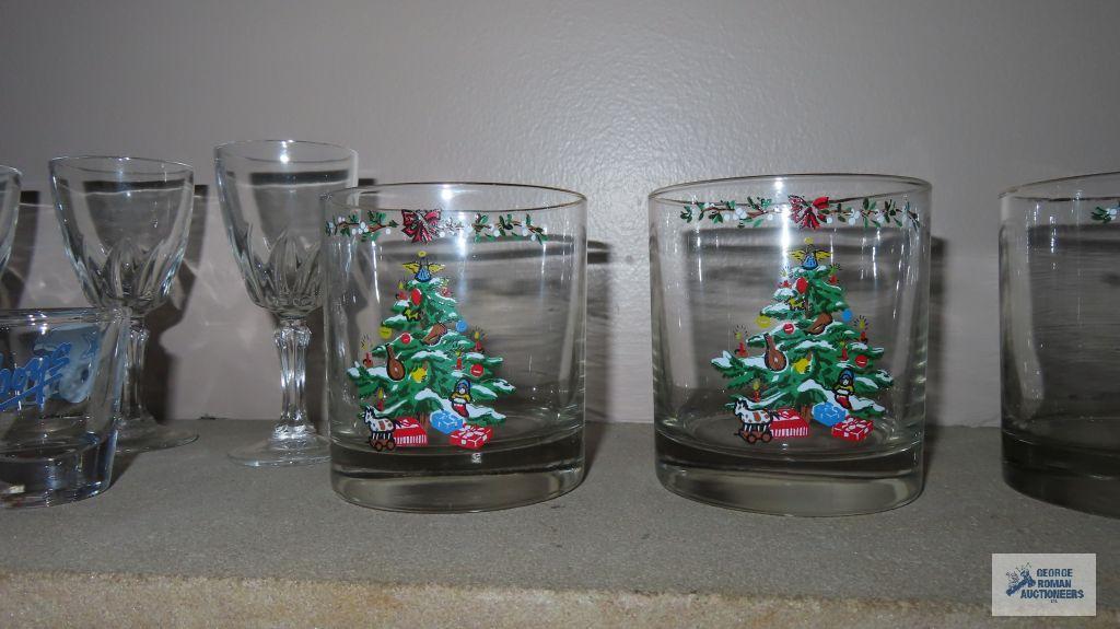 Christmas glasses and others