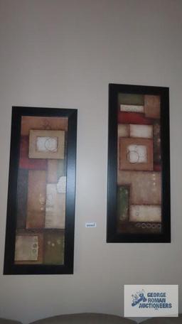 Pair of cork design pictures