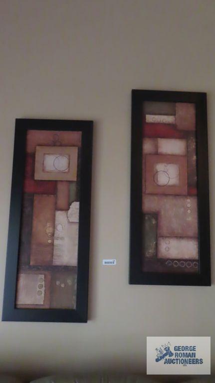 Pair of cork design pictures