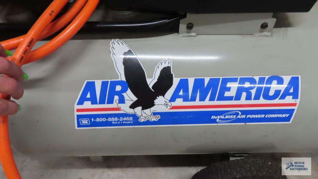 5 hp, 30 gallon, air compressor by Air America DeVilbiss Air Power Company