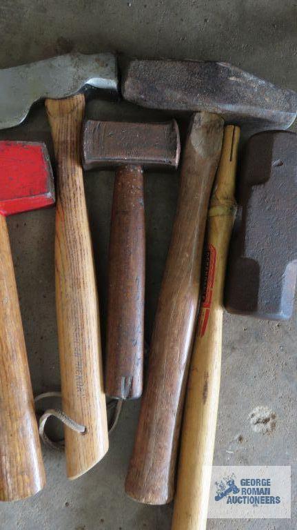 Sledgehammer and rubber mallet