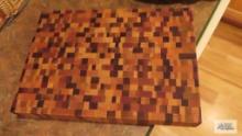 Decorative wood cutting board