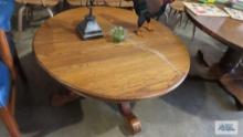 Oak coffee table. Has water stain on top