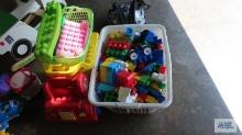 Mega Bloks, truck and basket