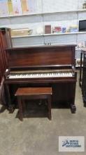 P.F. Frederici mahogany youth piano