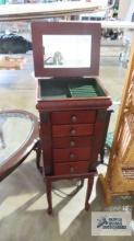 Decorative jewelry cabinet