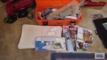 Wii games and accessory pieces, no console