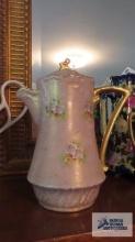 Elite Limoge France hand-painted chocolate pot
