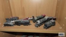 Lot of Bachman locomotives, dummy locomotives, and coal tenders
