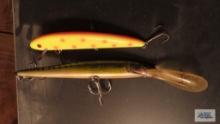 Rebel spoonbill minnow fishing lure and Grandma fishing lure