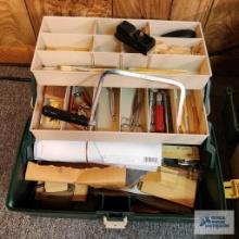 Plano tackle box with crafting and hobby items