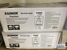 8 BOXES OF RADNOR PRECISION WELDING WIRE