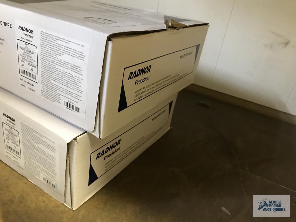 8 BOXES OF RADNOR PRECISION WELDING WIRE