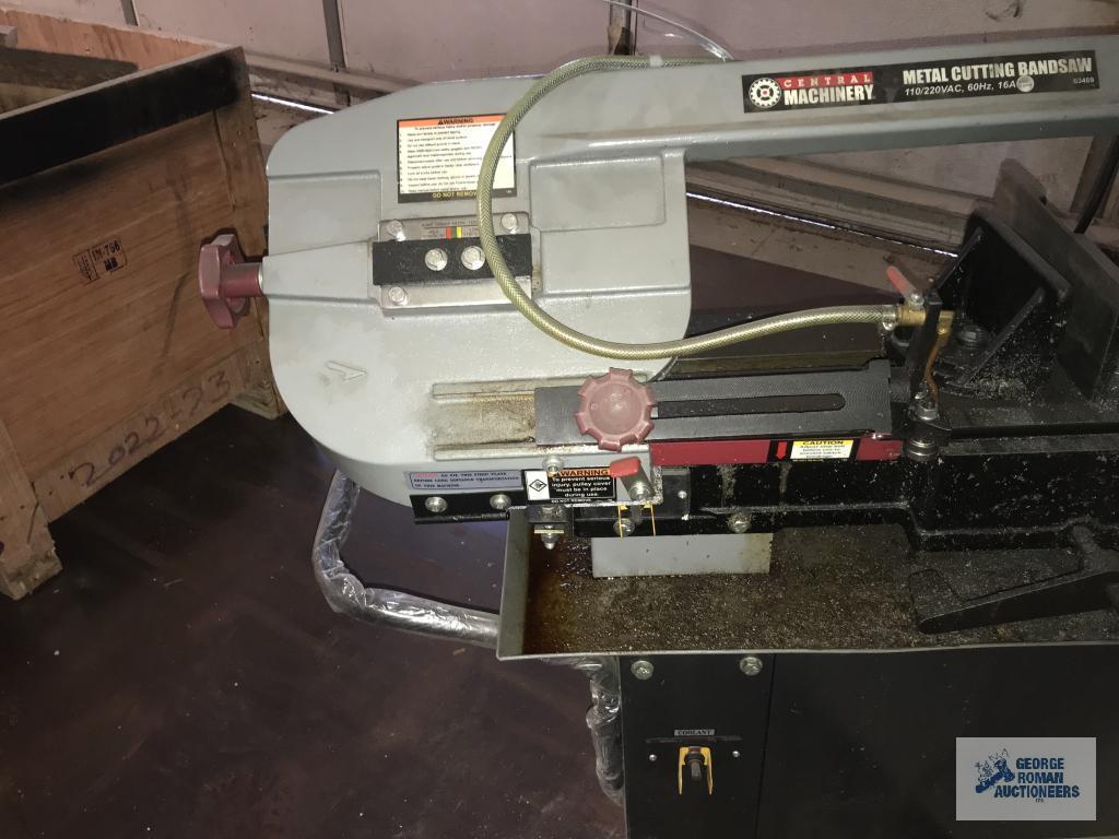 CENTRAL MACHINERY...HORIZONTAL METAL BANDSAW